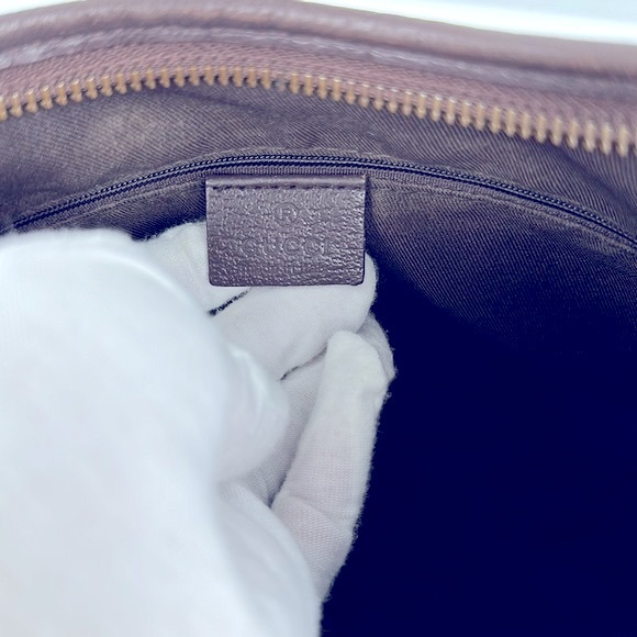 Authentic GUCCI Abbey GG Monogram Hobo- Tan - Picture 12 of 17